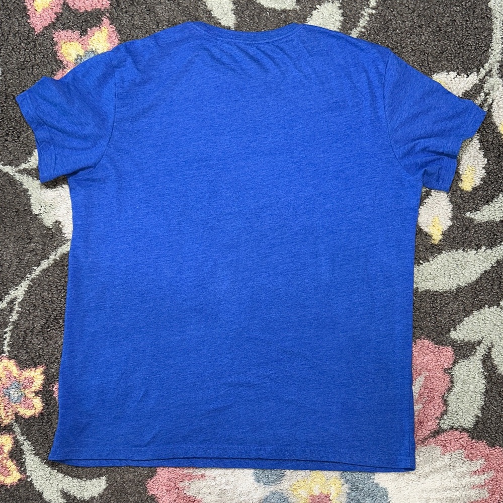 American Eagle Outfitters Royal Blue Soft Classic Fit Tee - Picture 3 of 3